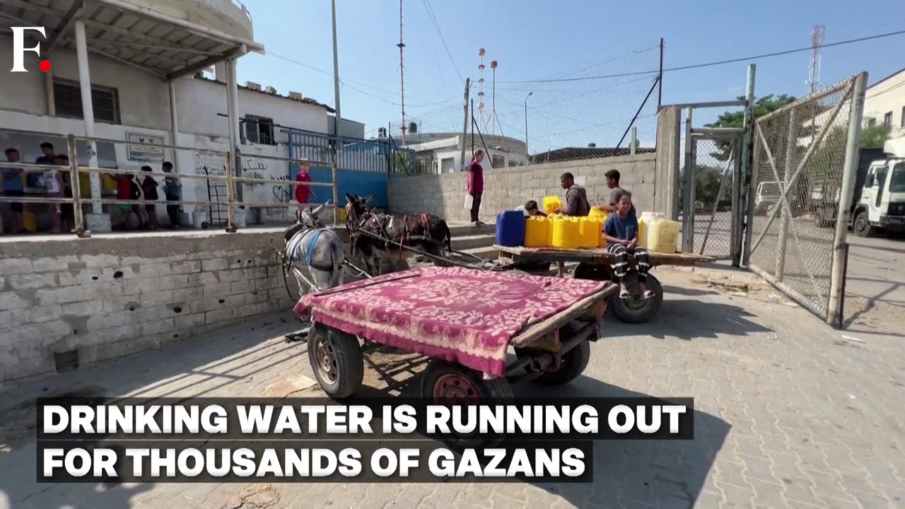 Water and Power Cut Off, Gazans Risk Dehydration and Disease as Hum..