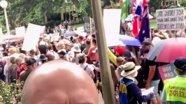 Protest For Freedom - Sydney / Australia 20.11.2021