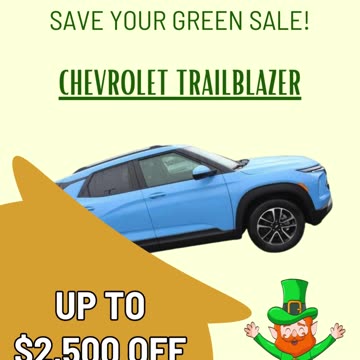 ST. PADDY’S SAVE YOUR GREEN SALE!