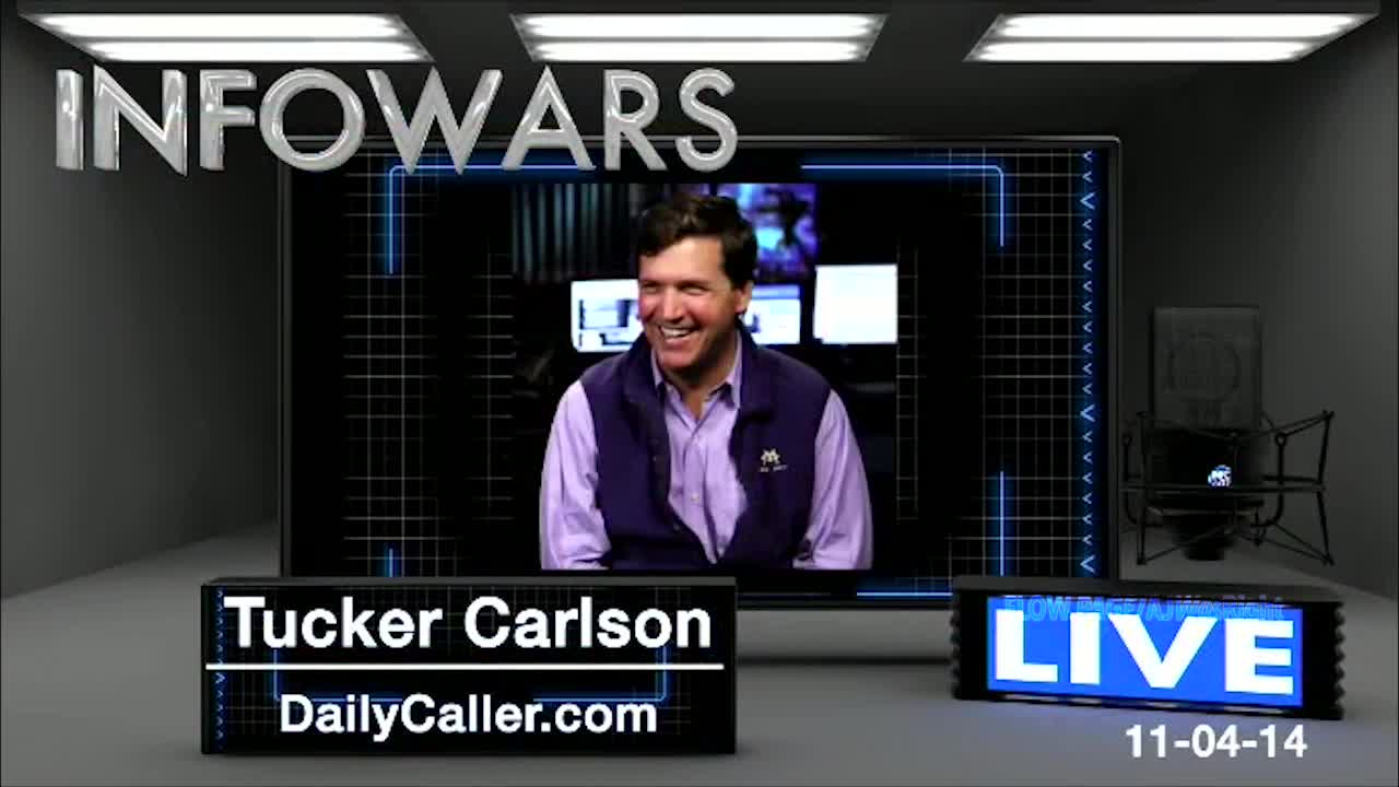 Alex Jones & Tucker Carlson - 11/4/14