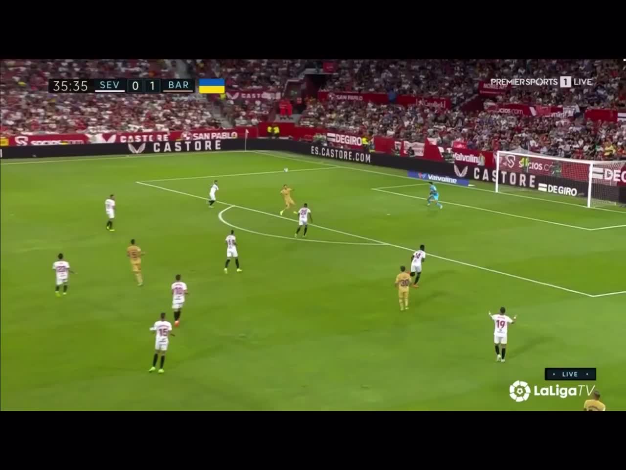 Robert Lewandowski Goal vs Sevilla Today (2 - 0)