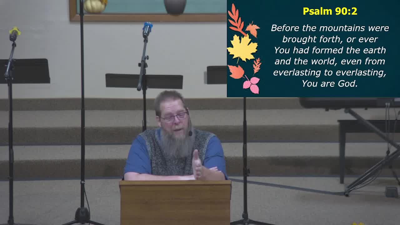 Sunday Sermon at Moose Creek Baptist Church 11-20-2022