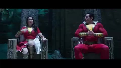 Family On Thrones (teases BLACK ADAM) - Shazam! [Deleted Scene]