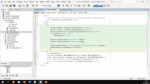 Java parte 105. Desarrollo web, parte 6. JSP parte 5. Cookies