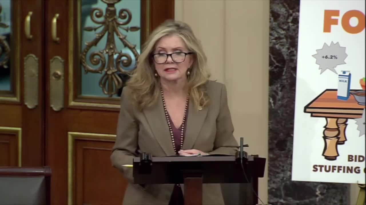 'Sent This Economy Into The Gutter': Marsha Blackburn Excoriates Biden Over Inflation