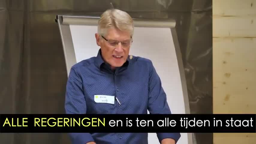 WAAROM WIJ DIT GAAN WINNEN’ – LEZING VAN ERNST WOLFF