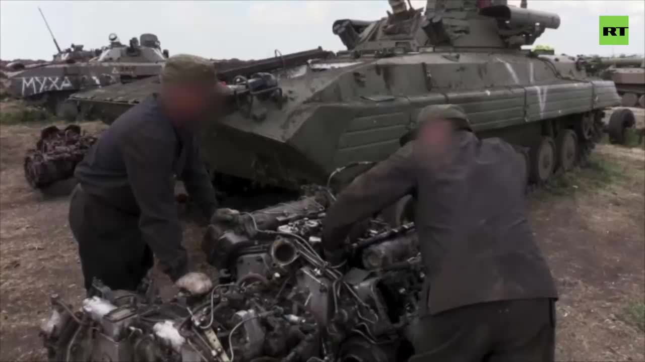 Ukraine War - Replacing an engine in the field