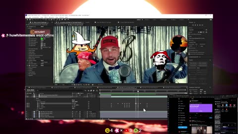 huwhite stream - meme creation