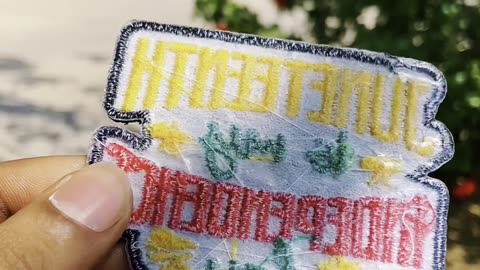 Fashion || Freedom Juneteenth Patches || Iron On Patches .