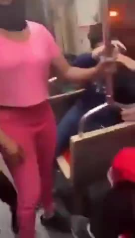 Sheboons attack mask compliant Asian woman.mp4