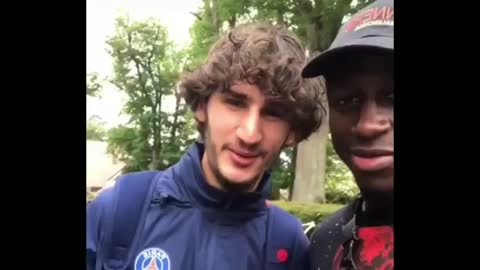 Paul pogba And Greizman Playing After Training