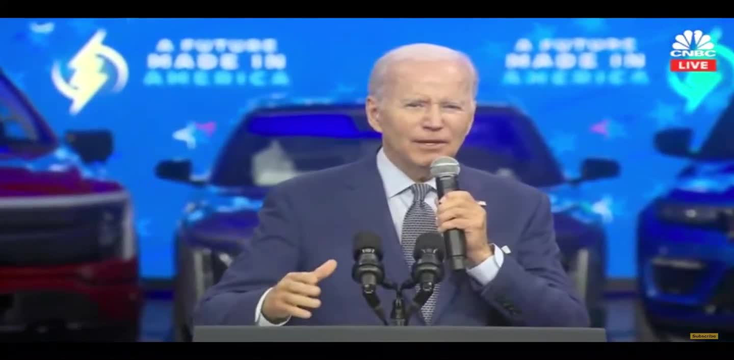 Joe Biden - Detroit Speech on EV Industry: "I am Not Joking!"