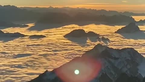 Above the sky it's so amazing