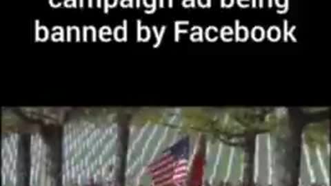 TRUMP AD BANNED BY F. BOOK
