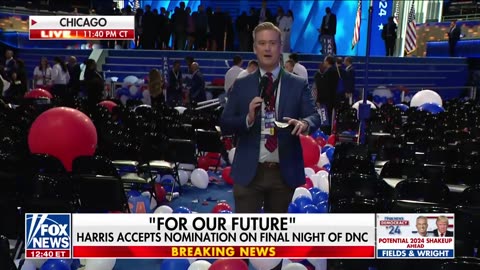 Fox's Peter Doocy Confronts Kamala Harris At DNC