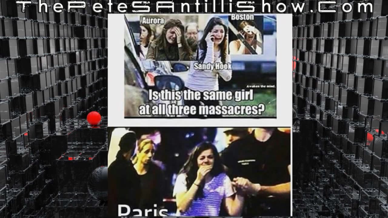 'Crisis Actor Nailed In Paris! Same Girl From Sandy Hook, Aurora, Boston Marathon?' - 2015