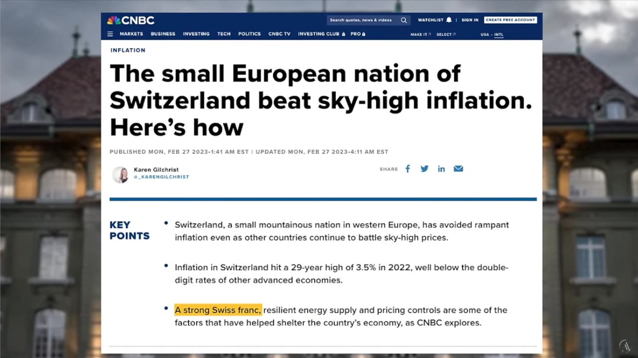 Of all the fiat currencies, why choose the Swiss Franc (CHF)?