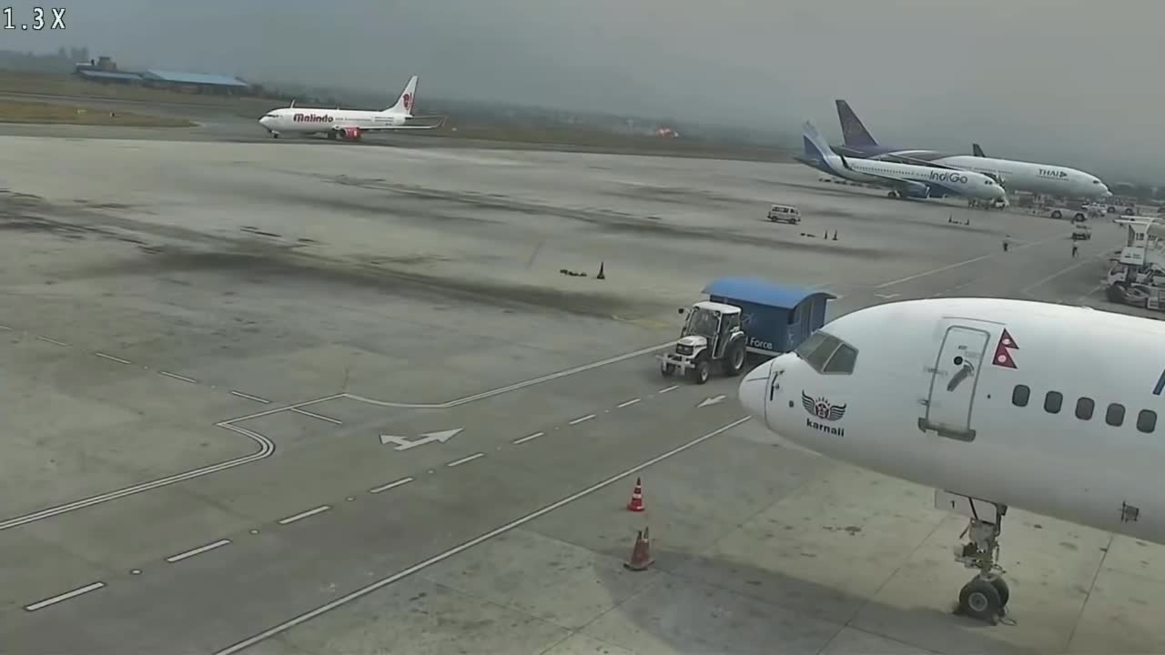 Deadliest Airplane crash caught on CCTV || Tribhuvan International Airport |