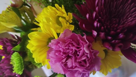 HUBBY BRINGS ME FLOWERS