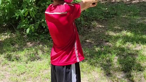 Son shooting 9mm