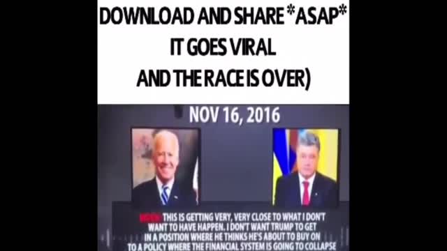Quid Pro Joe Biden: SECRET PHONE CALL One Week After 2016 Election