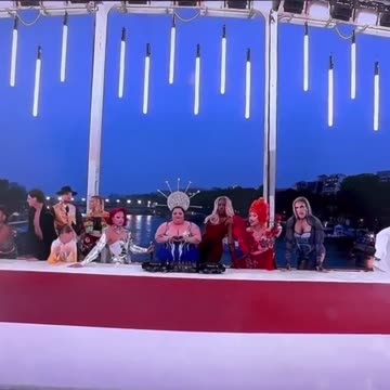 Olympic Opening Ceremony Mocking Last Supper