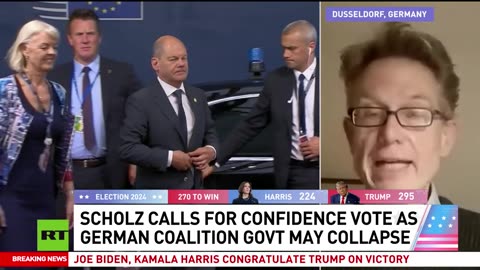 Scholz calls for confidence vote as German government collapses