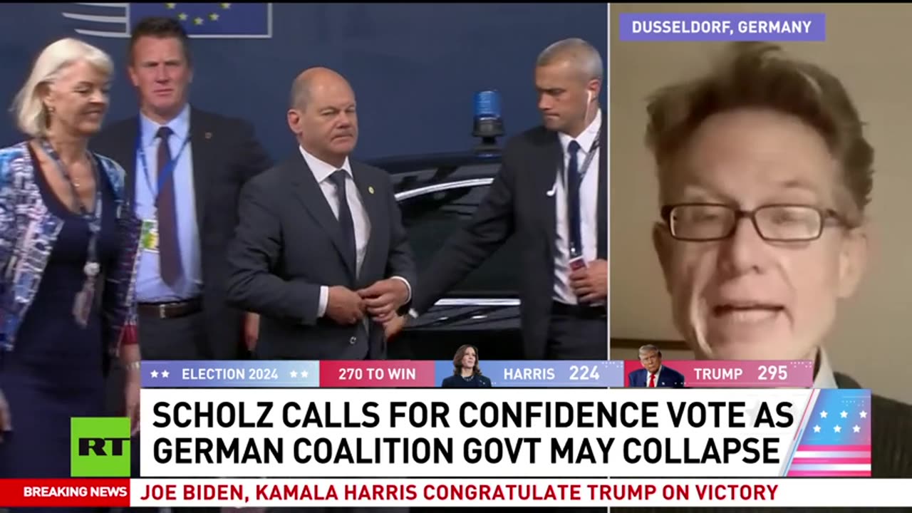 Scholz calls for confidence vote as German government collapses