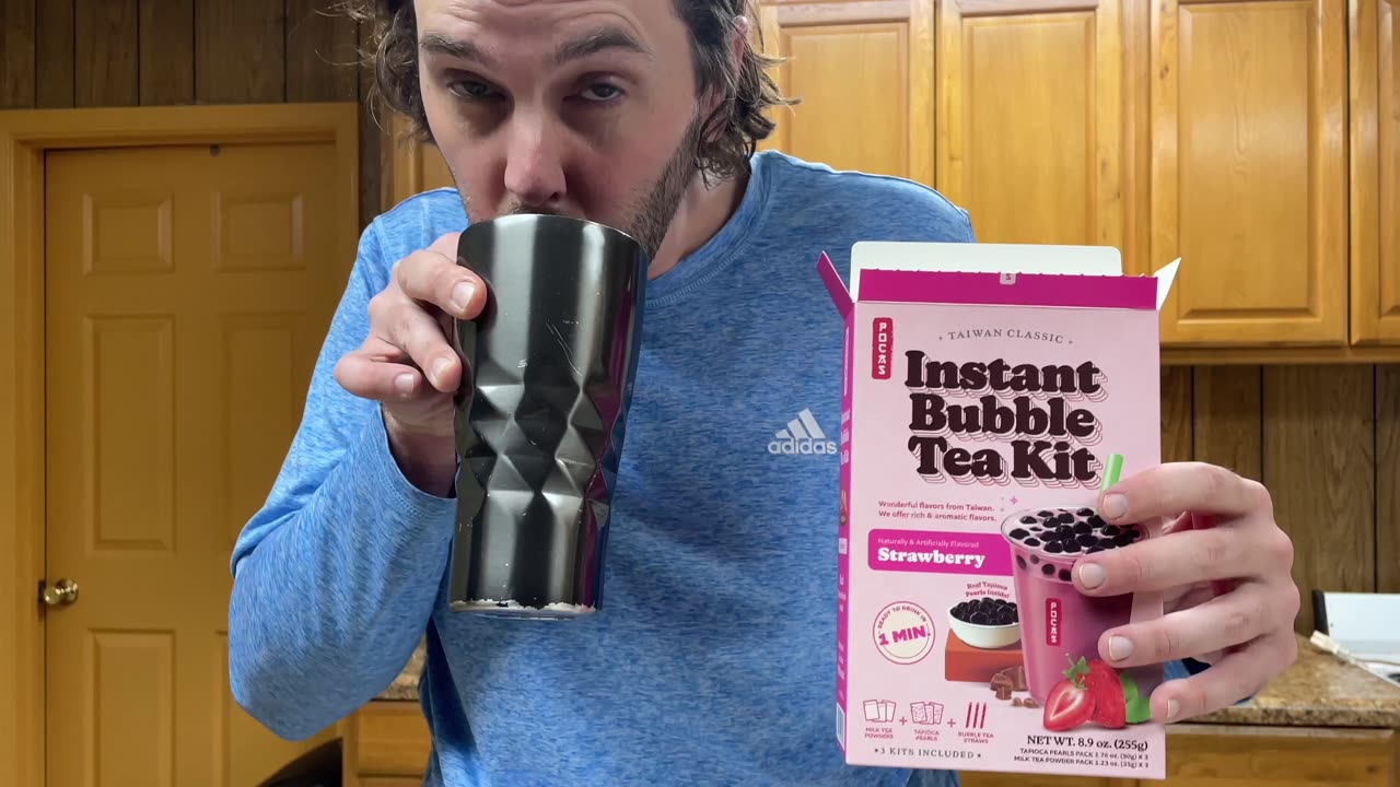 Instant Strawberry Bubble Tea Kit Review