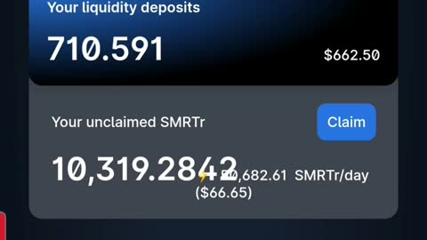 》3《 Some passive income. Free, funny and interesting crypto SMRTr.