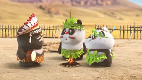 Bamboo Panda❤️】Do u like Bamboo n Dundun's new look - Short Animation