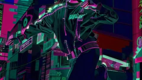 Vaporwave Neon GENTO Dance