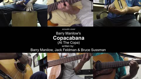 Guitar Learning Journey: "Copacabana" a.k.a "Copacabana (At the Copa)" instrumental cover