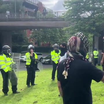 Muslim immigrants in Stoke hunt British patriots with knives, hammers and axes.