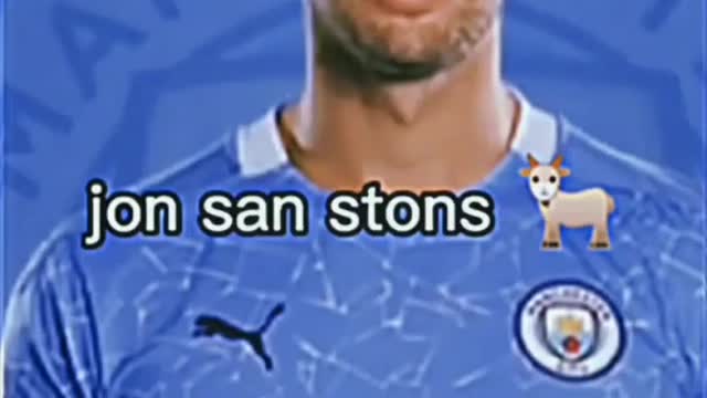 Funny names for man city players😂
