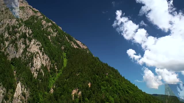 The blue sky