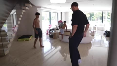 When the future meets the past,Rio Ferdinand vs CR7 Jr
