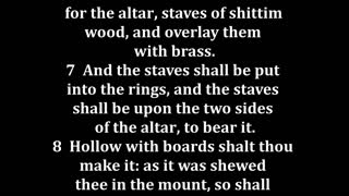 Exodus 27 King James version