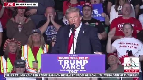 “Kamala, YOU’RE FIRED!” — President Trump in Henderson, NV
