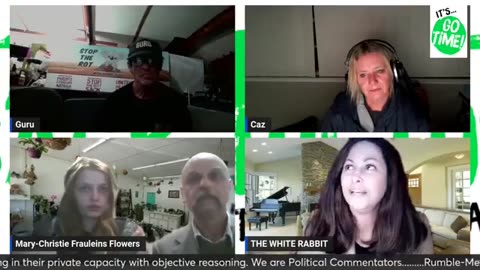 Guru and Caz with Nicola Charles and Mary from Fraulins Flowers Wednesday 24 July 202