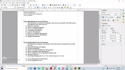 ITIL v.4 Course Review- Lecture 3: Process Relationships