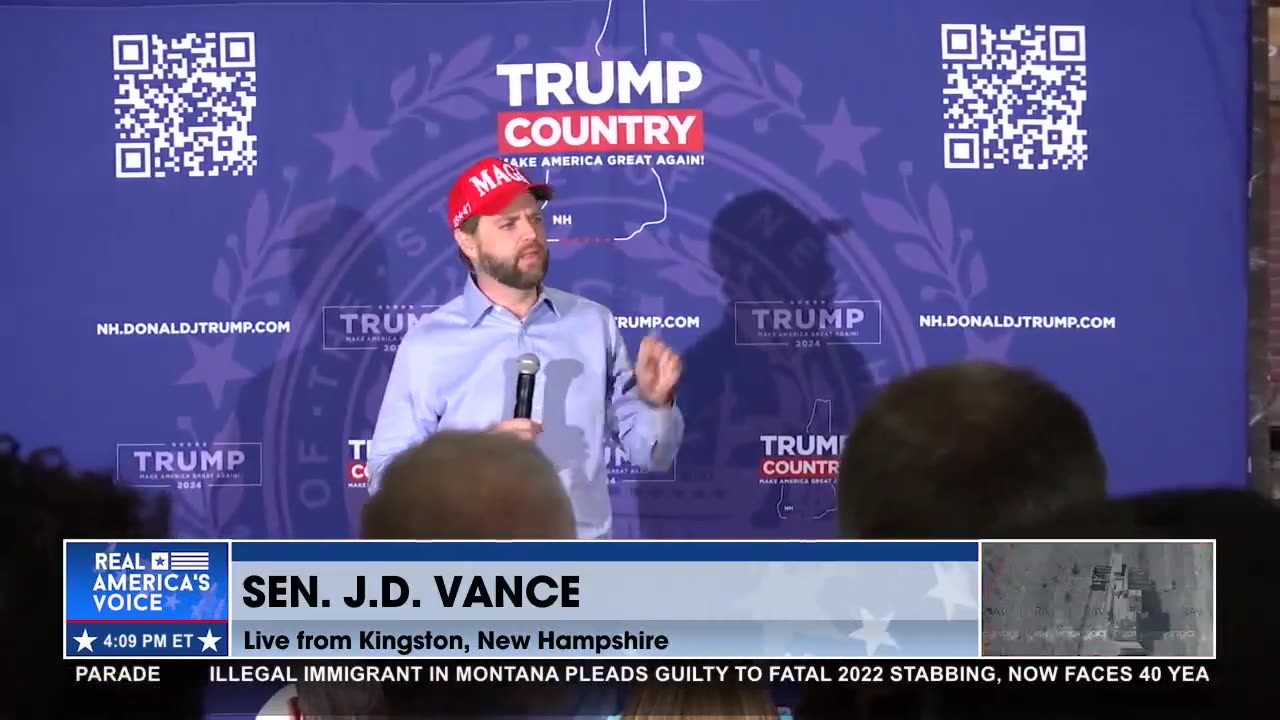 Sen. J.D. Vance: New Hampshire Can End the Primary with Record Turnout for President Trump