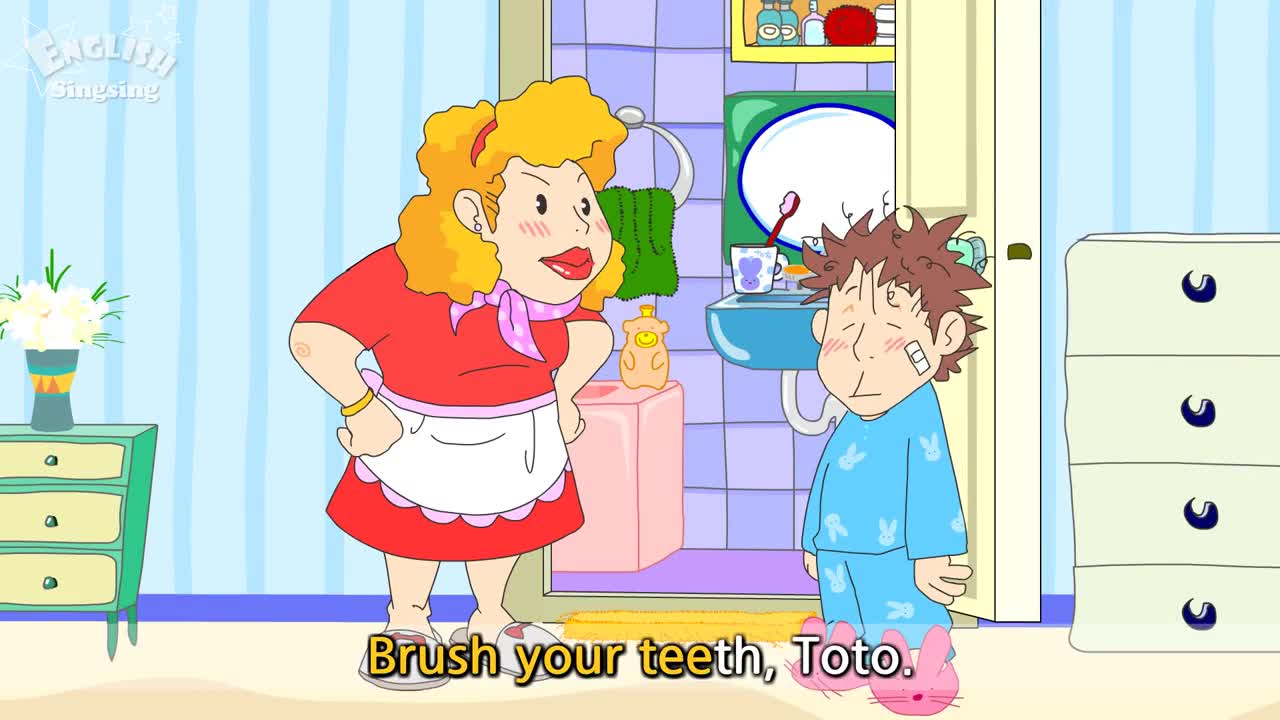 Basic Dialogue-Wash your face.