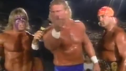 The ultimate warrior and hulk Hogan interview