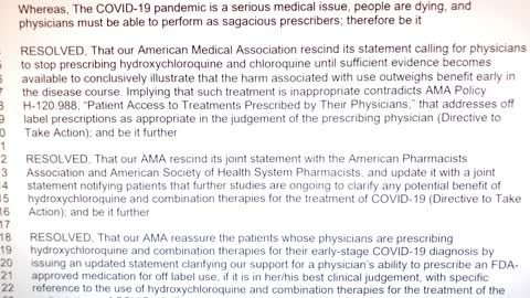 American Medical Association Retracts Hydroxychloroquine Statements