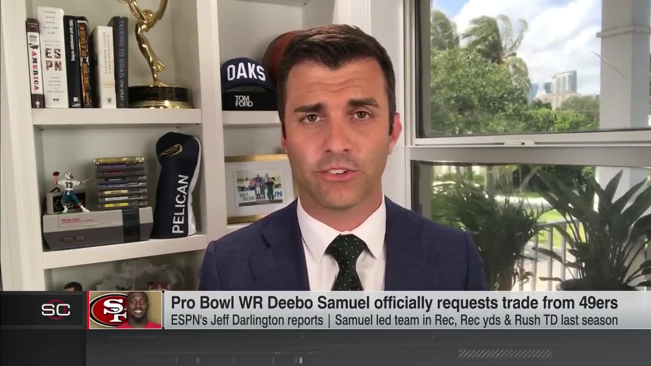 Deebo Samuel officially requests a trade from the 49ers | SportsCenter