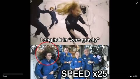 anonup - long hair in zero gravity