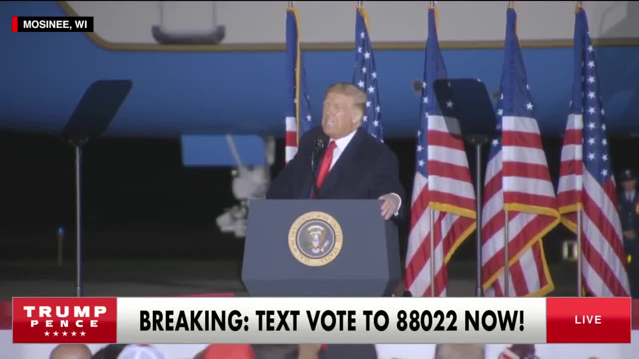 “The rhetoric of Biden and the Radical Left puts your law enforcement in serious danger”