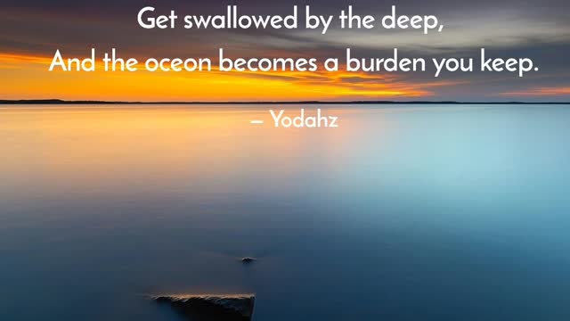 Ocean of thoughts