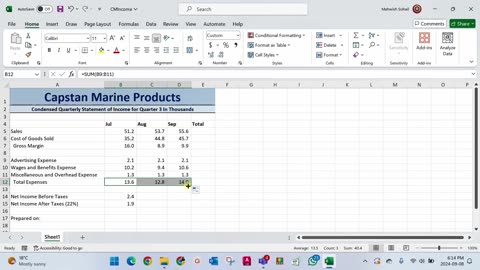 Excel Level 01 | Chapter 02 Assessment 02